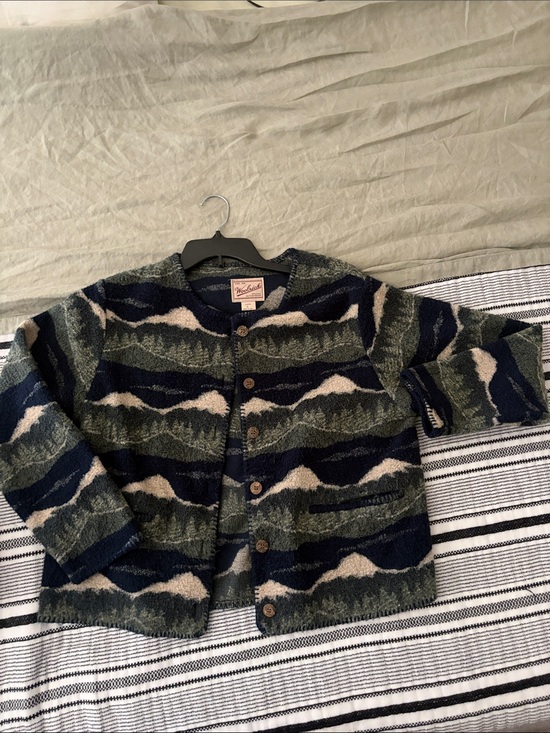 Woolrich Sweaters - Vintage Woolrich Mountain Forest Fleece Sweater Cardigan